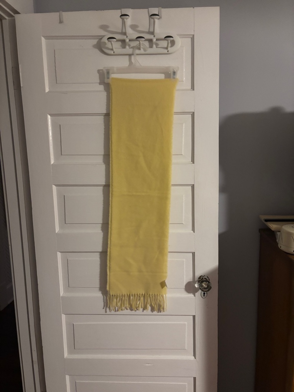 Christina Chiti Butter Yellow Wool Scarf/Wrap